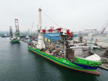 CSBC expects to complete the installation of the subsea foundation by CSBC's Green Jade in the second half of this year