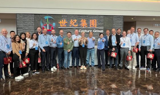 CIP 彰芳西島團隊及投資人代表團參訪世紀風電 (CWP) 台北港廠區